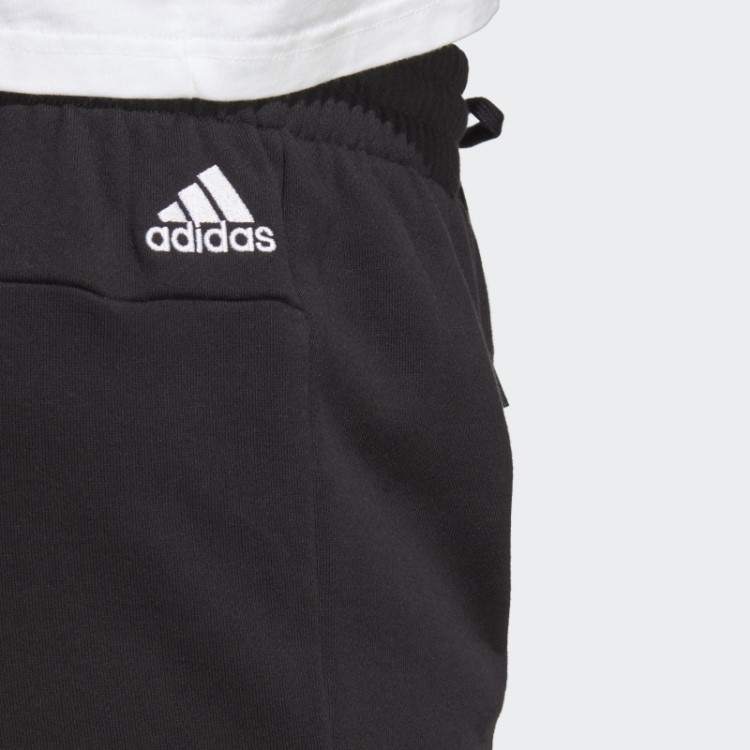 Shorts Linear French Terry Adidas Black Essentials (tamanho Grande)
