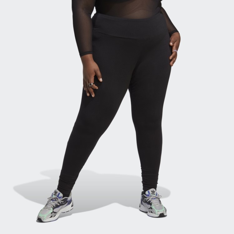 Legging Adidas Black Adicolor Essentials (tamanho Grande)