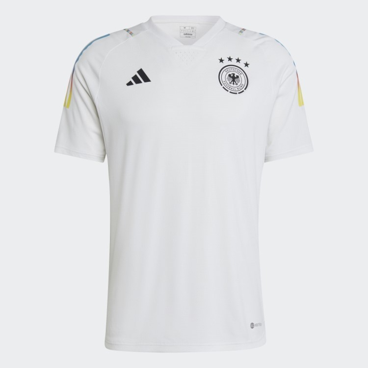 Adidas Alemanha Tiro 23 Game Day Pré-jogo Camisa Branca