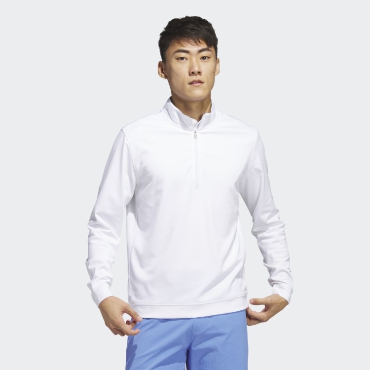 Moletom De Golfe Elevado Branco Adidas