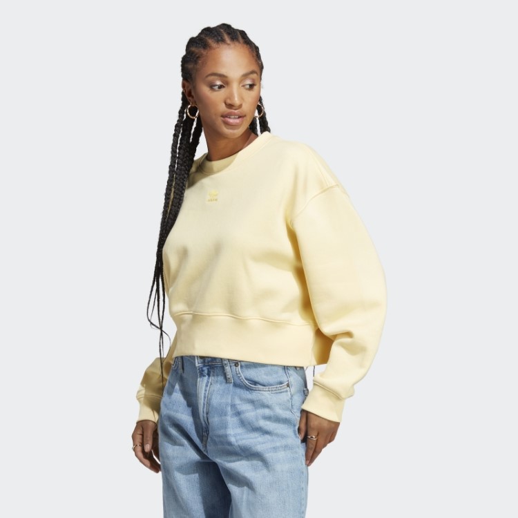 Moletom Amarelo Adicolor Essencial Da Equipe Adidas