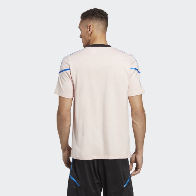 T-shirt De Treino Manchester United Condivo 22 Rosa Icey Adidas