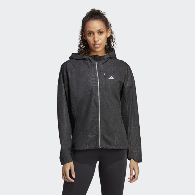 Jaqueta De Corrida Preta Adidas Adizero