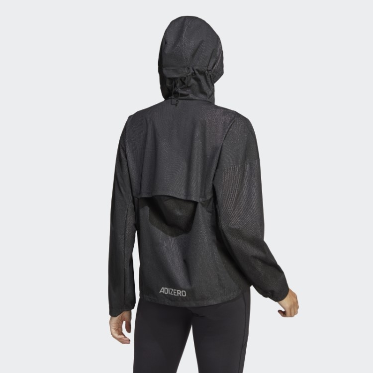 Jaqueta De Corrida Preta Adidas Adizero