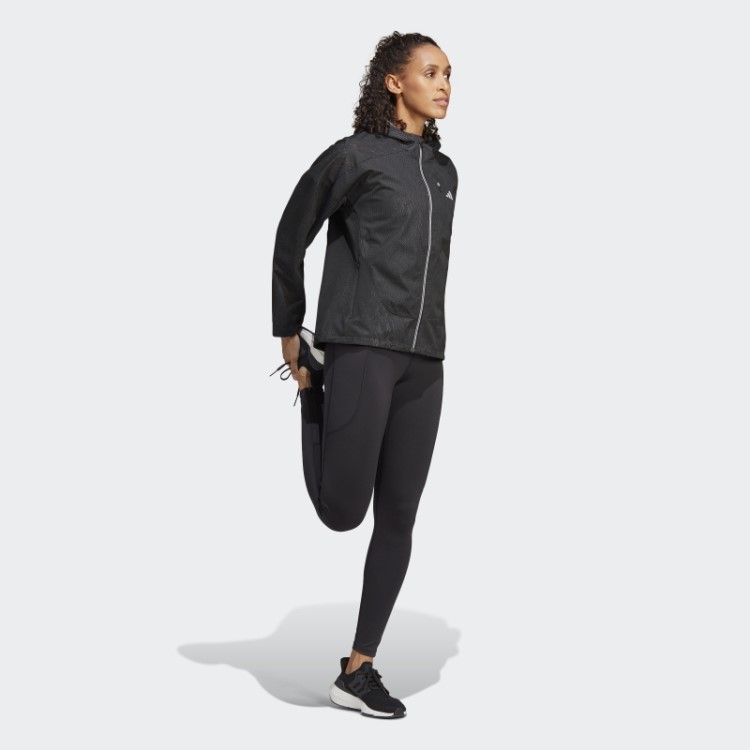 Jaqueta De Corrida Preta Adidas Adizero