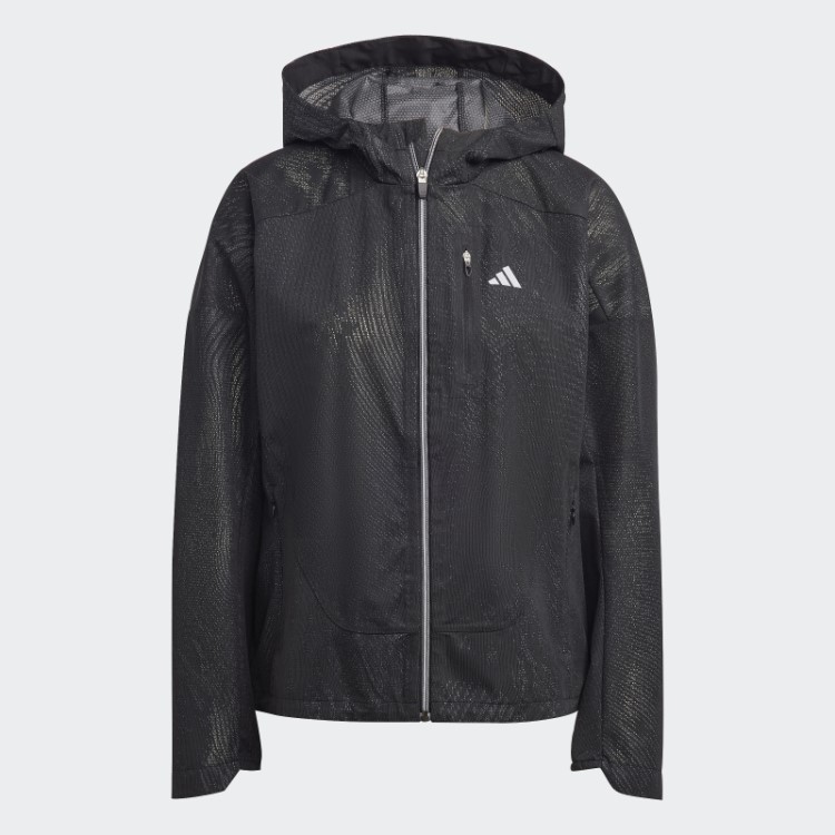 Jaqueta De Corrida Preta Adidas Adizero