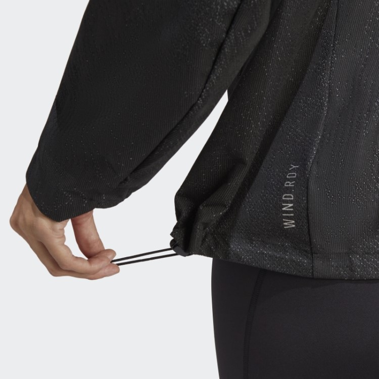Jaqueta De Corrida Preta Adidas Adizero