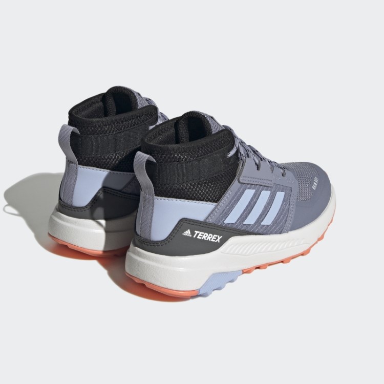 Tênis De Caminhada Terrex Trailmaker Mid Rain.rdy Prata Violeta Adidas