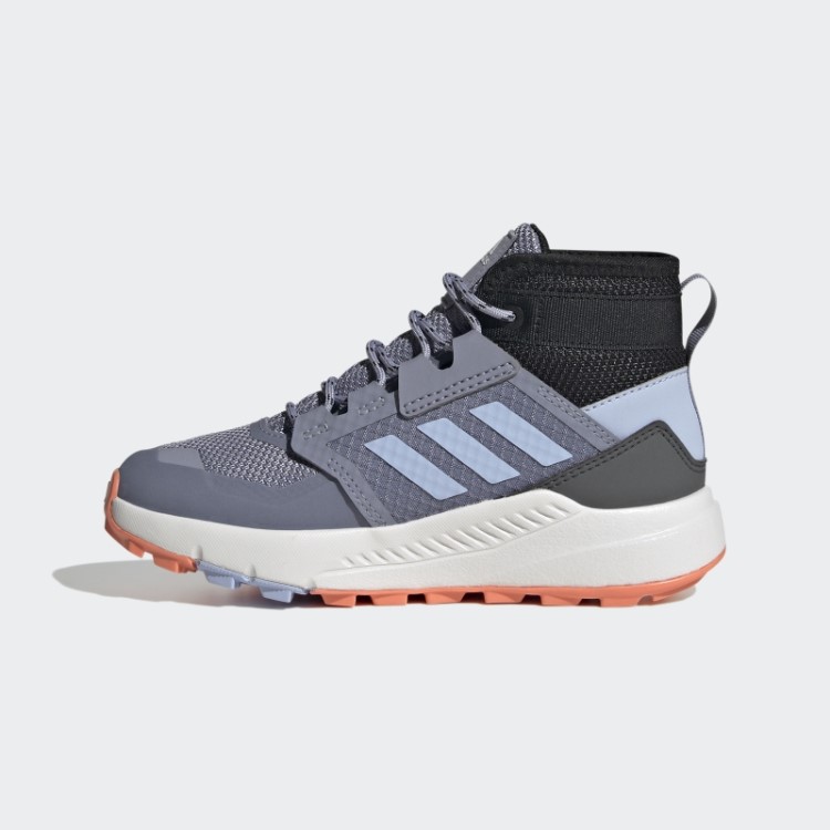 Tênis De Caminhada Terrex Trailmaker Mid Rain.rdy Prata Violeta Adidas
