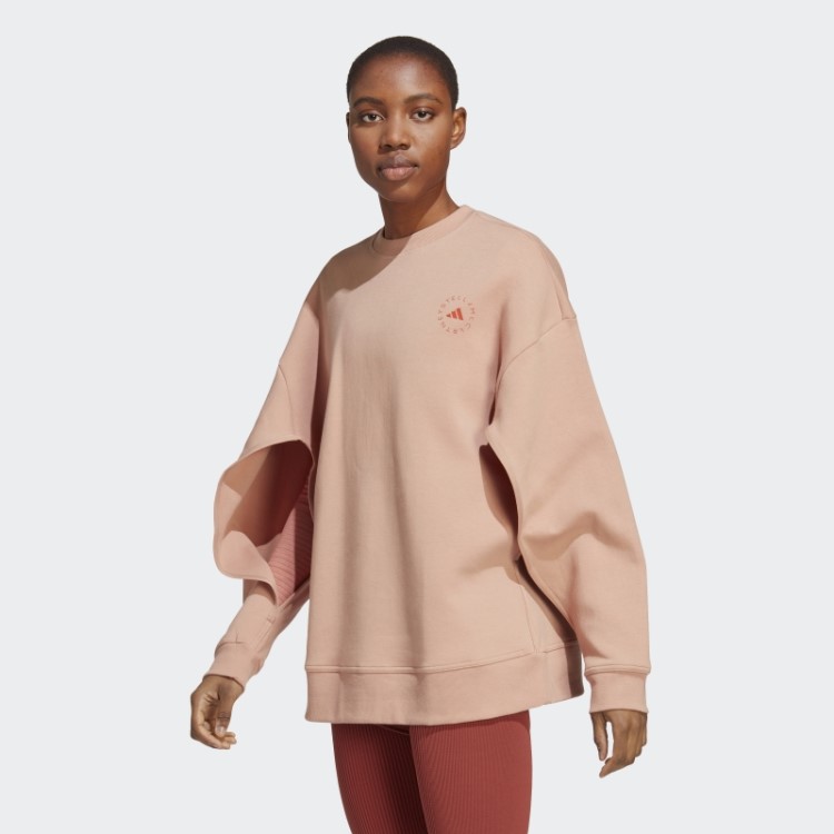 Adidas By Stella Mccartney Moletom Fashion Soft Amêndoa