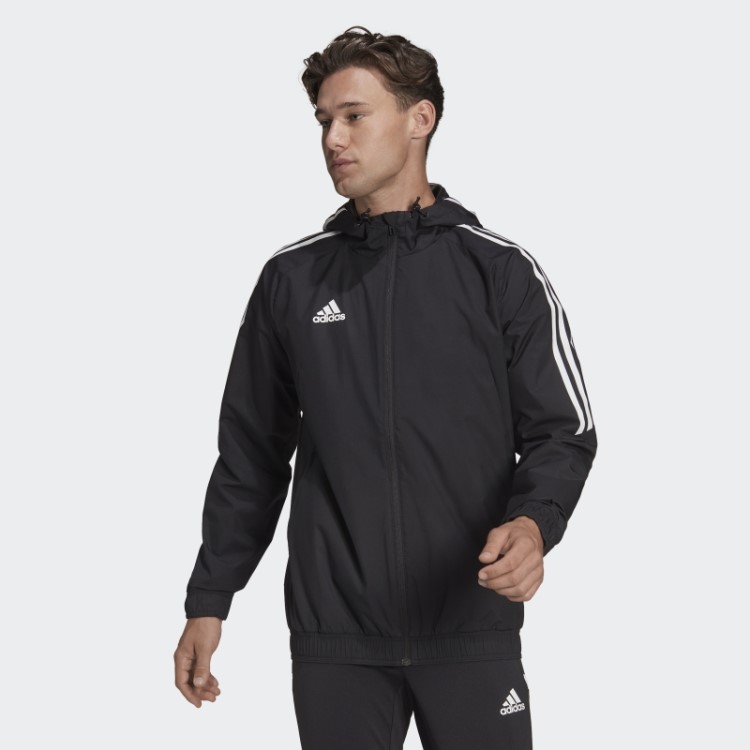 Jaqueta Preta Adidas Condivo 22 Para Todos Os Climas
