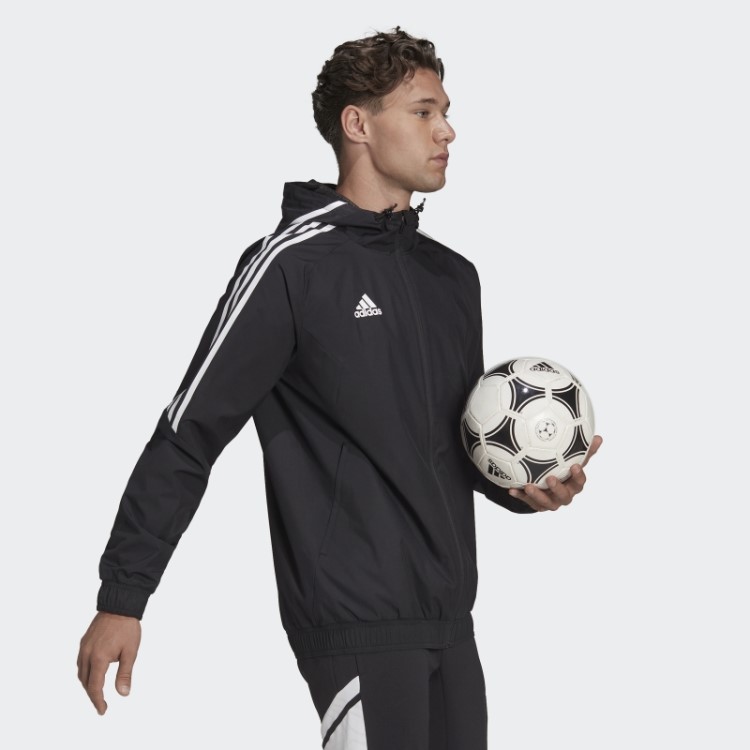 Jaqueta Preta Adidas Condivo 22 Para Todos Os Climas