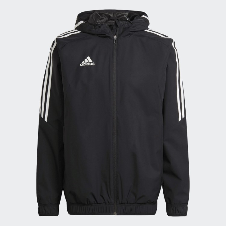 Jaqueta Preta Adidas Condivo 22 Para Todos Os Climas