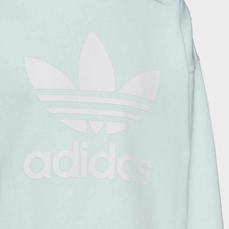 Moletom Fashion Adidas Blue Trefoil Crew