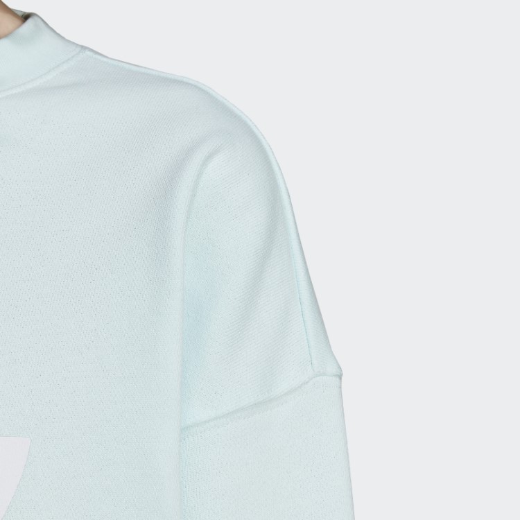 Moletom Fashion Adidas Blue Trefoil Crew