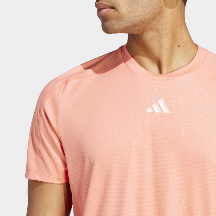 Camiseta Para Treino Com Estampa Pu Coral Adidas