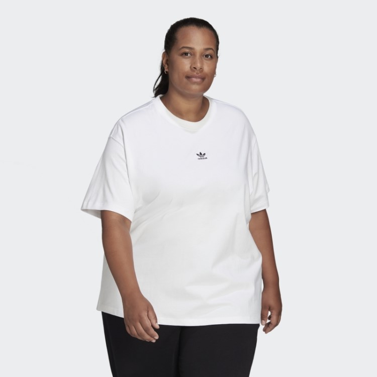 Camiseta (tamanho Grande) Branca Adidas
