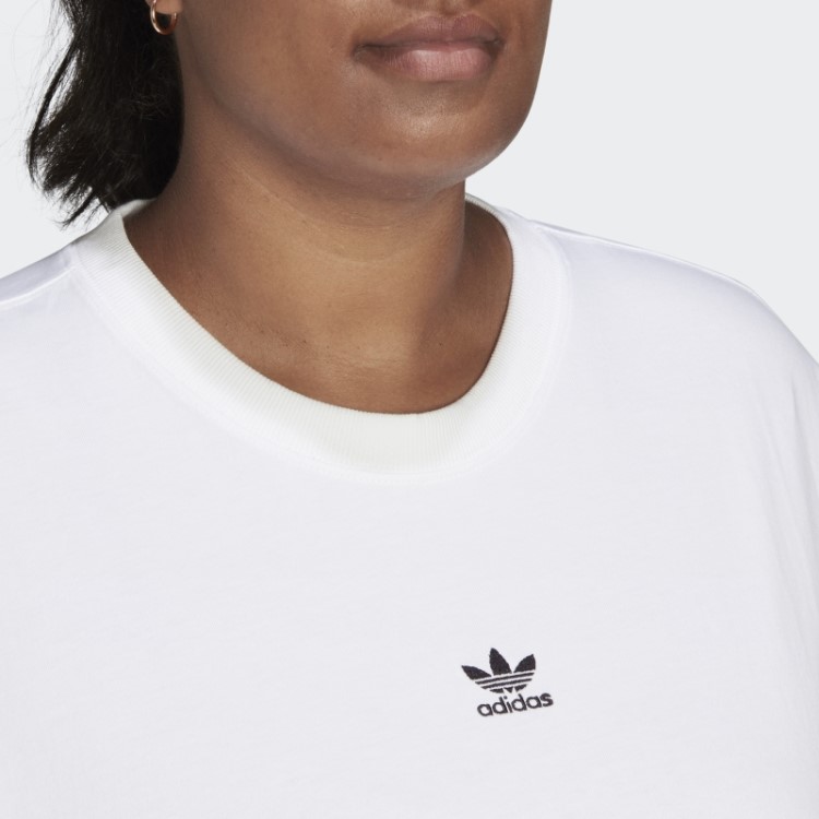 Camiseta (tamanho Grande) Branca Adidas