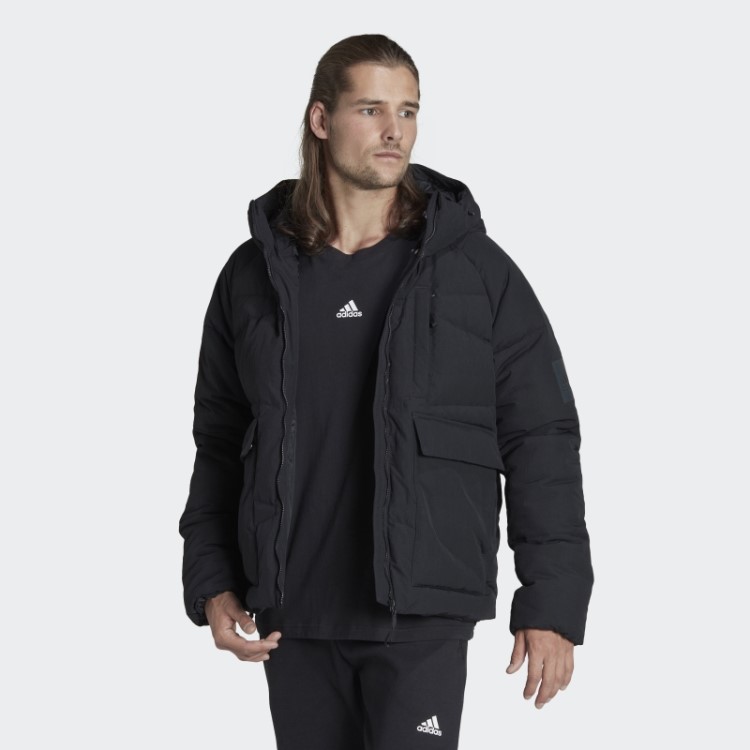 Jaqueta Big Baffle Down Adidas Preta