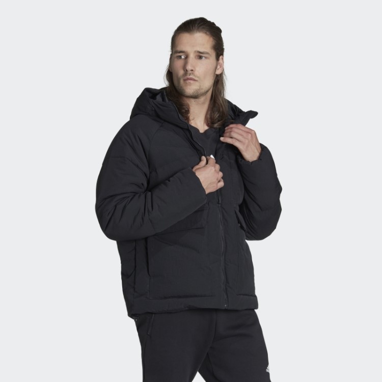 Jaqueta Big Baffle Down Adidas Preta