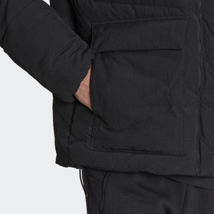 Jaqueta Big Baffle Down Adidas Preta