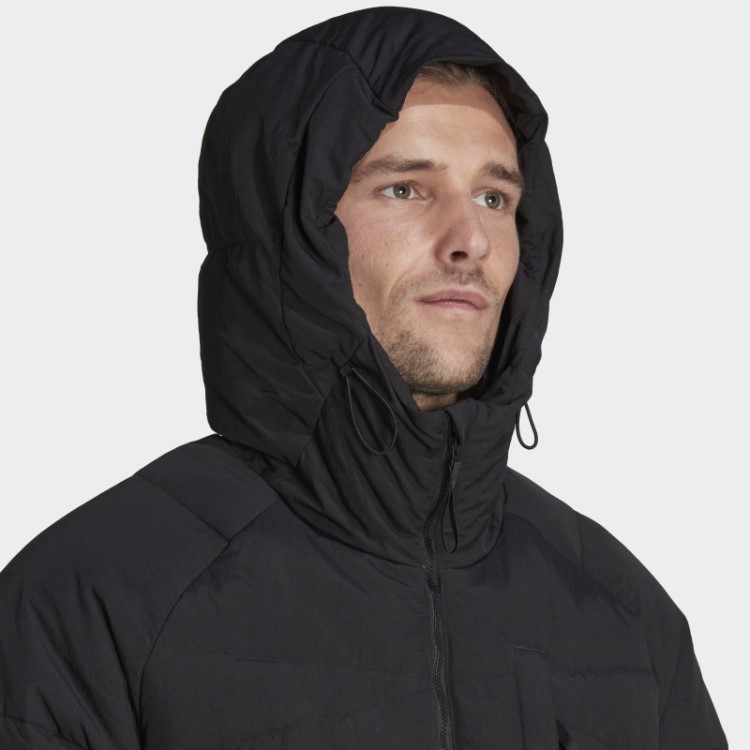 Jaqueta Big Baffle Down Adidas Preta