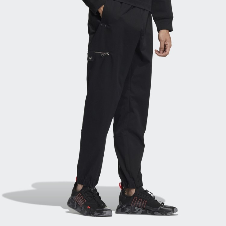 Calça Preta Adidas Com Zíper