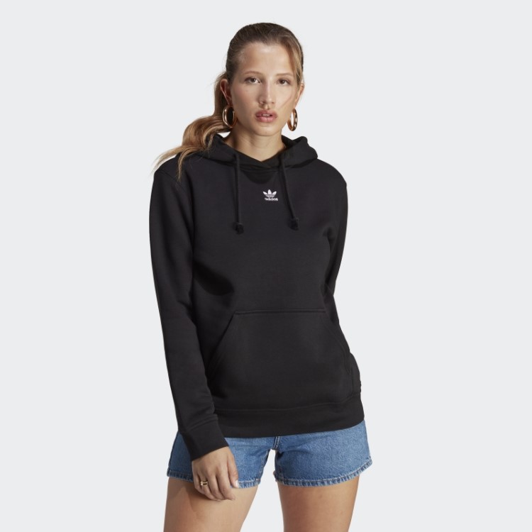 Moletom De Lã Preto Adicolor Essentials Adidas