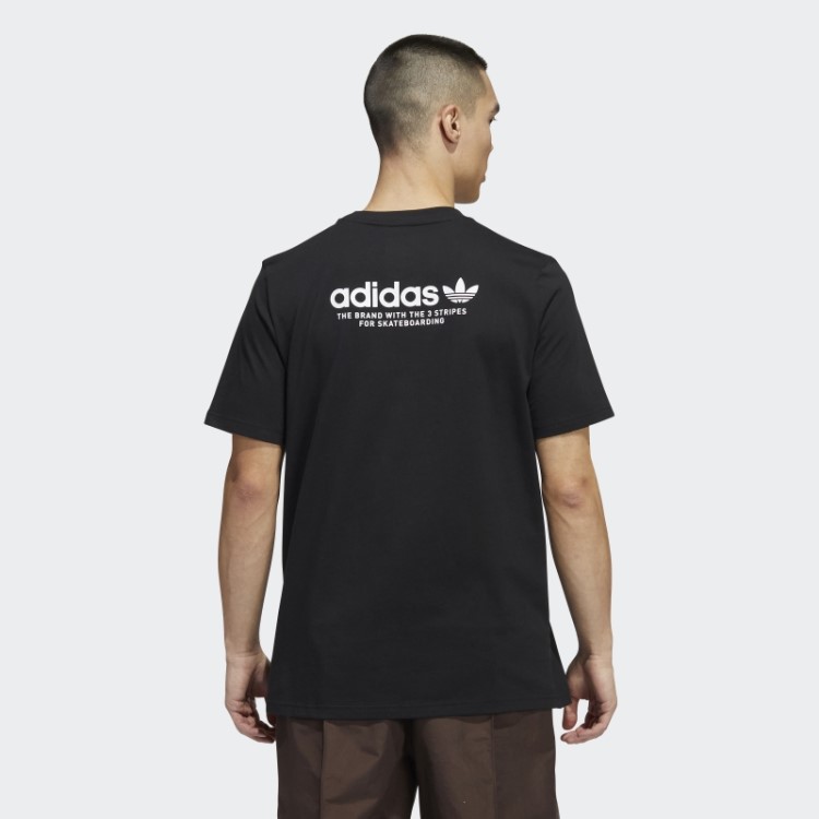 Camiseta Preta Skateboarding 4.0 Logo (gênero Neutro) Adidas