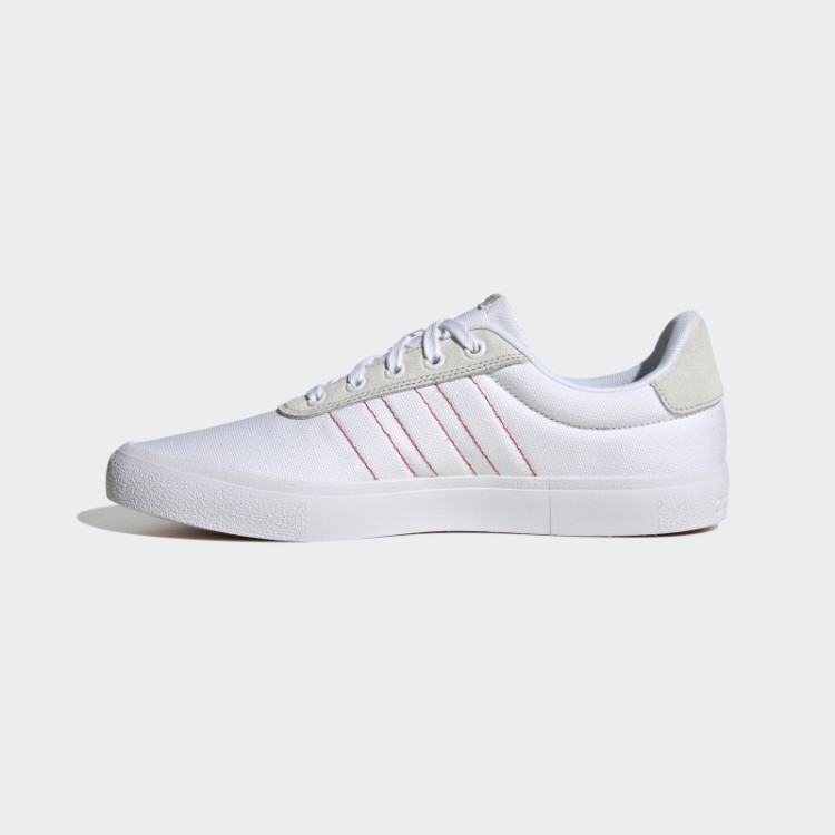 Sapato Vulc Raid3r Com As Três Listras Branco Adidas