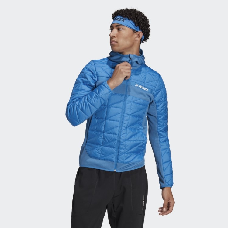 Jaqueta Terrex Com Isolamento Multi-híbrido Azul Choque Adidas