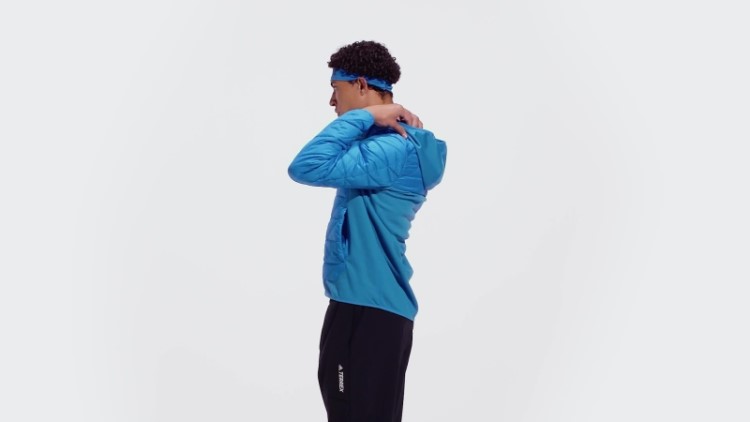Jaqueta Terrex Com Isolamento Multi-híbrido Azul Choque Adidas