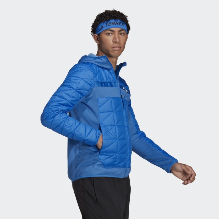 Jaqueta Terrex Com Isolamento Multi-híbrido Azul Choque Adidas
