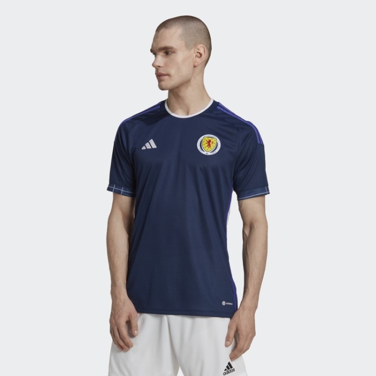 Camisa Azul Marinho Escocês 22 Casa Adidas