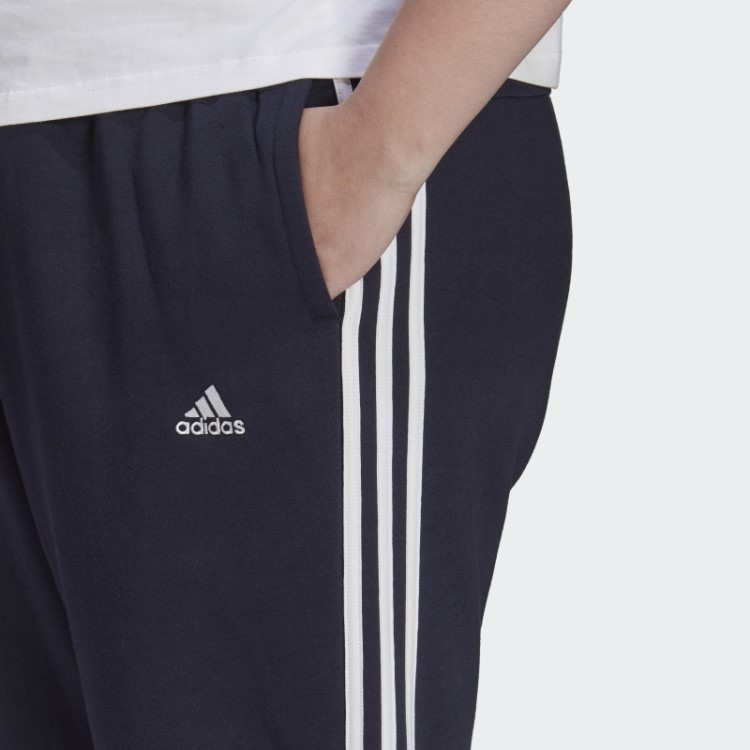 Calça De Lã Adidas Ink Essentials Com As Três Listras (tamanho Grande)