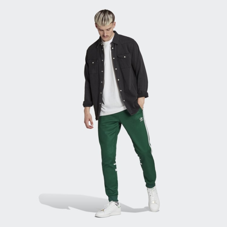 Calça Adidas Verde Escuro Adicolor Classics Cutline