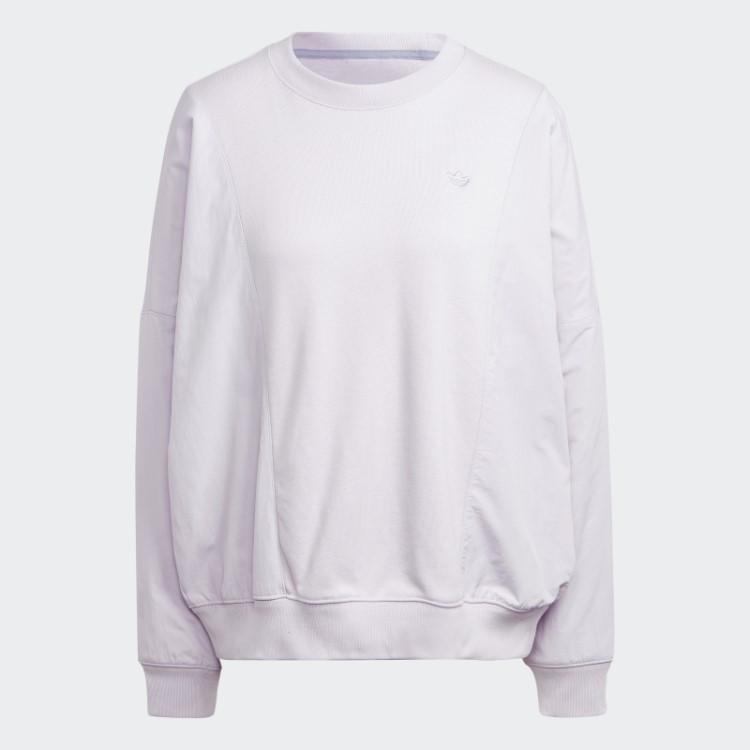 Suéter Híbrido De Nylon Premium Essentials Adidas Silver Dawn