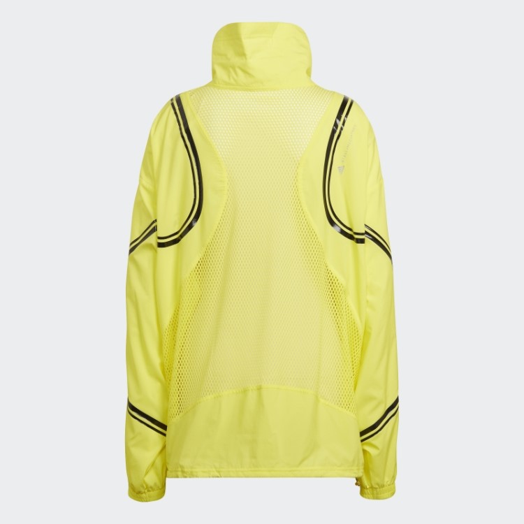 Adidas By Stella Mccartney Jaqueta De Treino Truepace Plus Size Amarelo Choque Quente