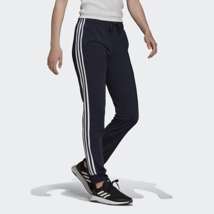 Ink Adidas Primegreen Essentials Warm-up Calça Esportiva Slim Cônica Com As Três Listras