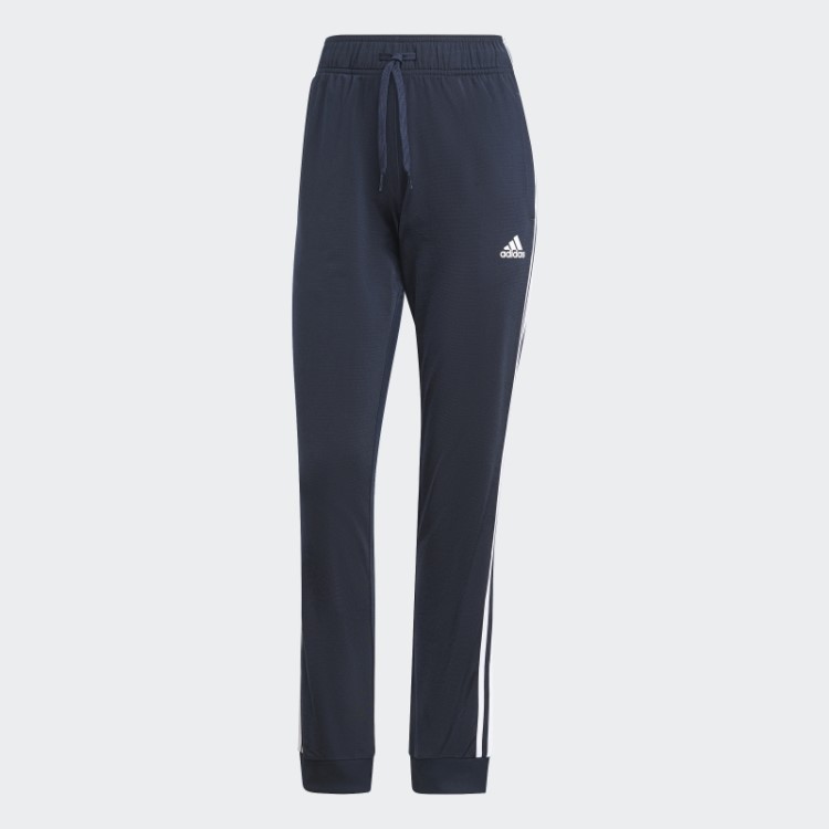 Ink Adidas Primegreen Essentials Warm-up Calça Esportiva Slim Cônica Com As Três Listras