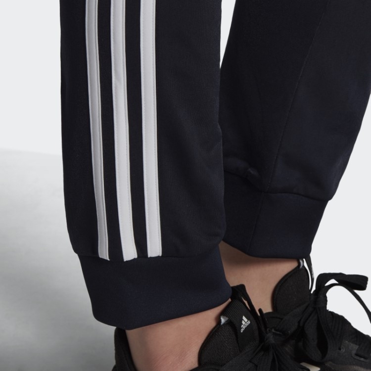 Ink Adidas Primegreen Essentials Warm-up Calça Esportiva Slim Cônica Com As Três Listras