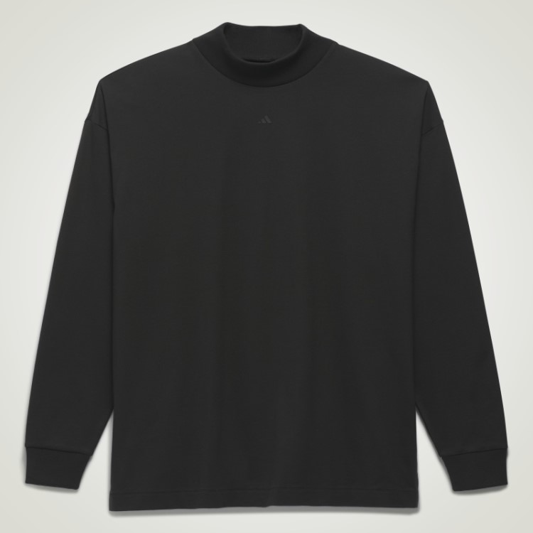 Top De Manga Longa De Basquete Adidas Fashion Preto