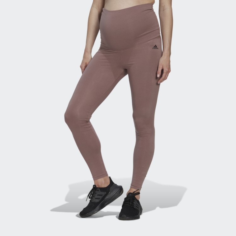 Leggings De Algodão Essenciais (maternidade) Adidas Roxo