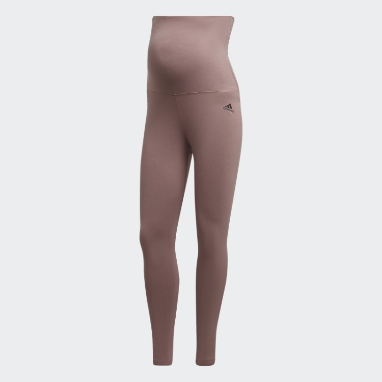 Leggings De Algodão Essenciais (maternidade) Adidas Roxo