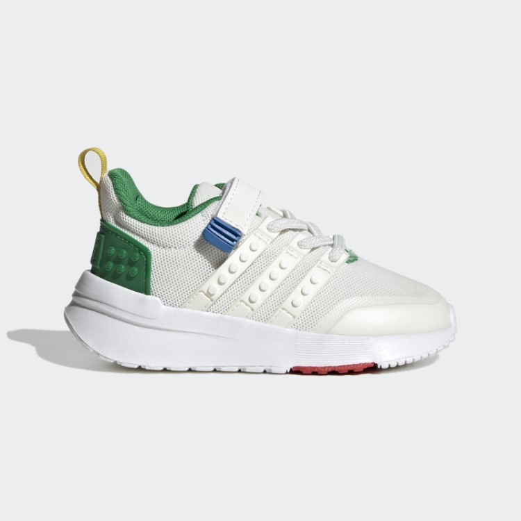 Branco Adidas X Lego Racer Tr21 Laço Elástico E Top Strap Sapatos Fashion