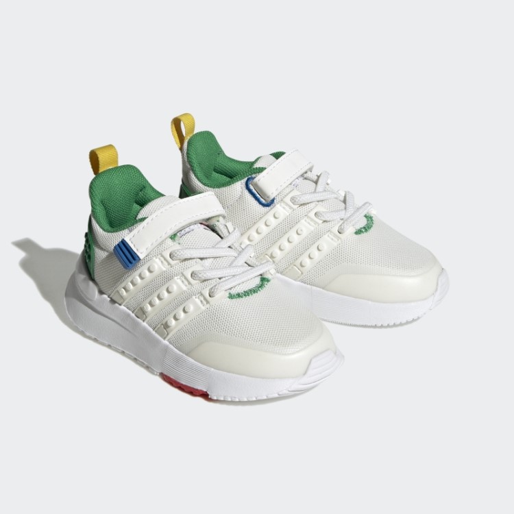 Branco Adidas X Lego Racer Tr21 Laço Elástico E Top Strap Sapatos Fashion
