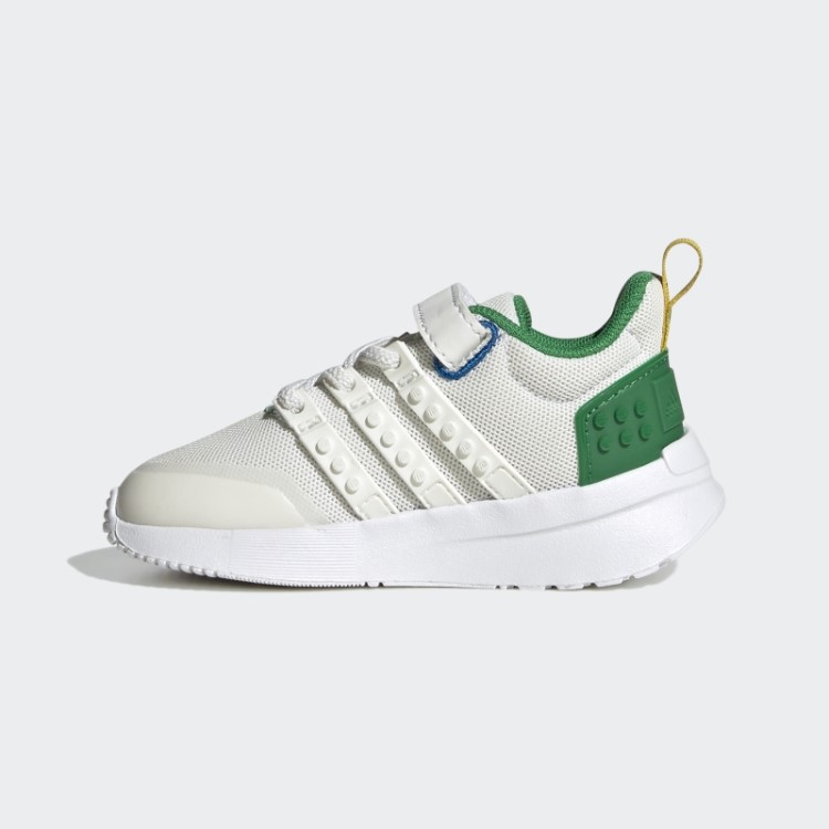 Branco Adidas X Lego Racer Tr21 Laço Elástico E Top Strap Sapatos Fashion