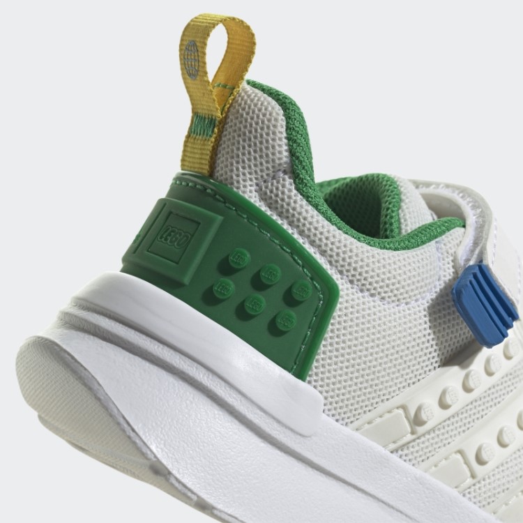 Branco Adidas X Lego Racer Tr21 Laço Elástico E Top Strap Sapatos Fashion