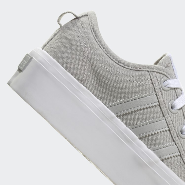 Sapato Plataforma Nizza Cinza Adidas