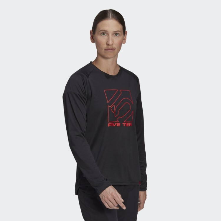 Camisa Preta Adidas Five Ten De Manga Longa